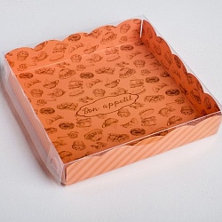 Коробка для пряников 15 см*15 см*3 см "Bon appetit"