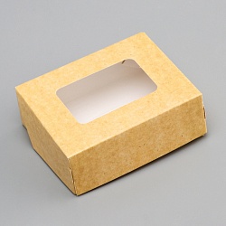 Коробка для пряников 10 см*8 см*3 см крафт