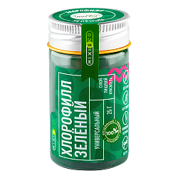 Краситель натуральный "MIXIE" Хлорофилл зеленый 25 гр